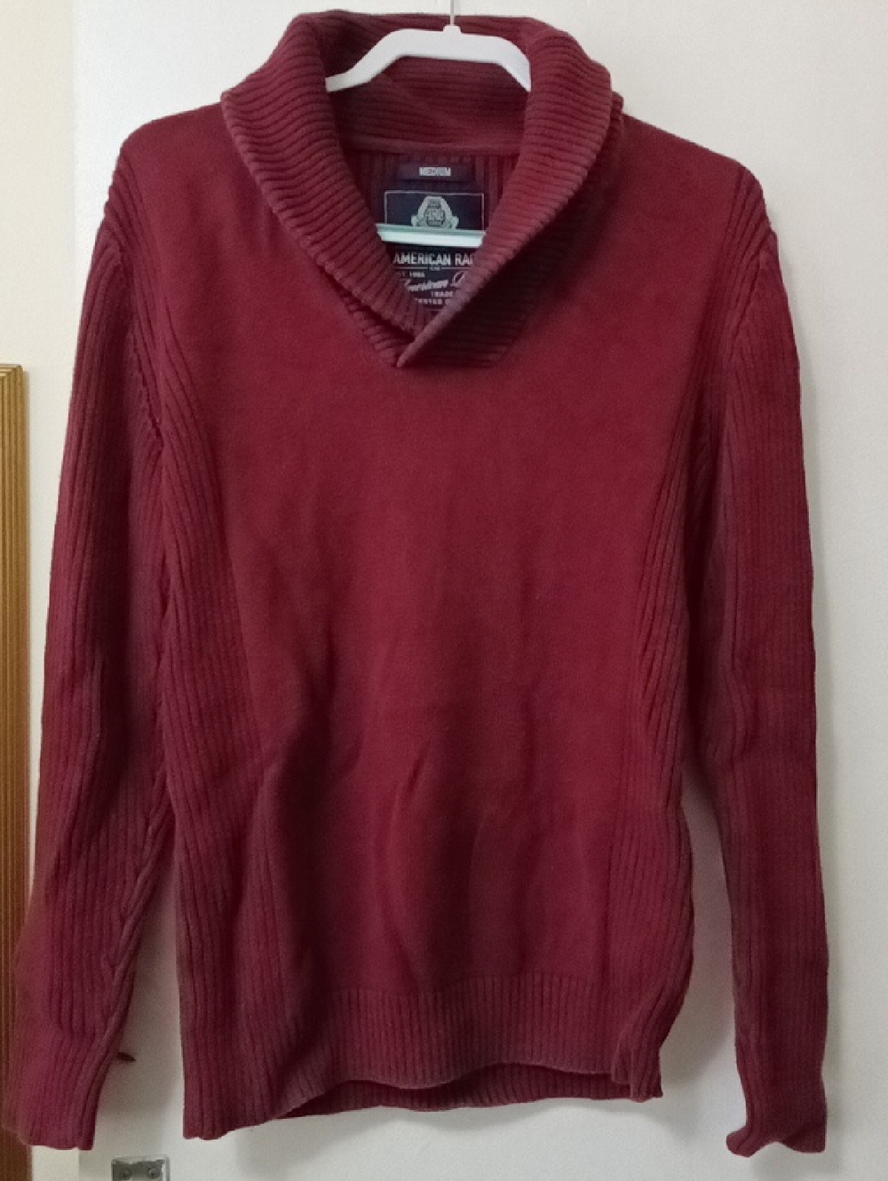 American Rag Men’s Turtleneck Sweater in Burgundy